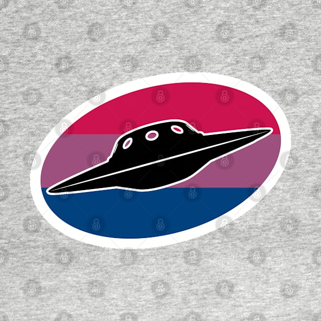 Bisexual UFO Cryptid Pride by Nerd Trinkets